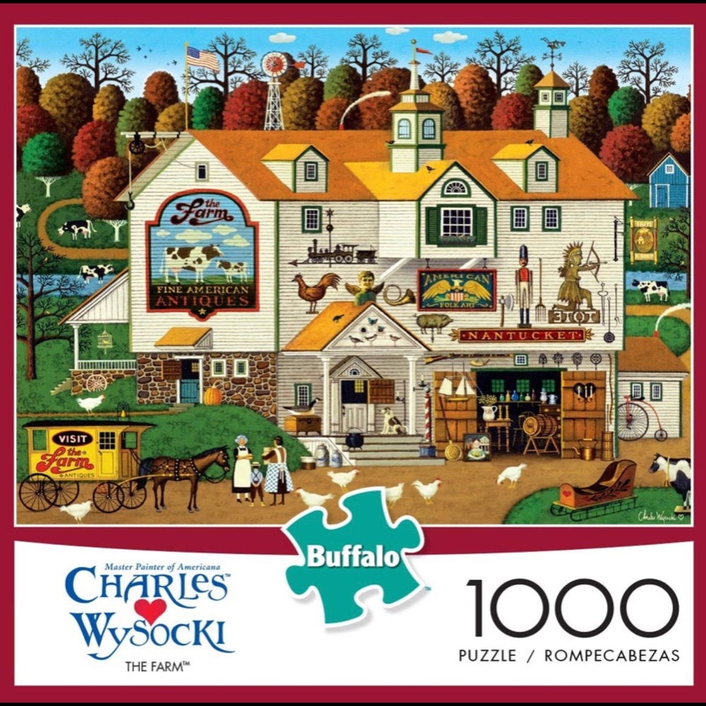 1000 piece Buffalo games puzzle